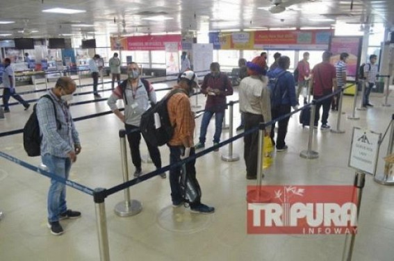 Passengers happy as No COVID-Test in Airport, No Quarantine rule imposed now in Tripura 
