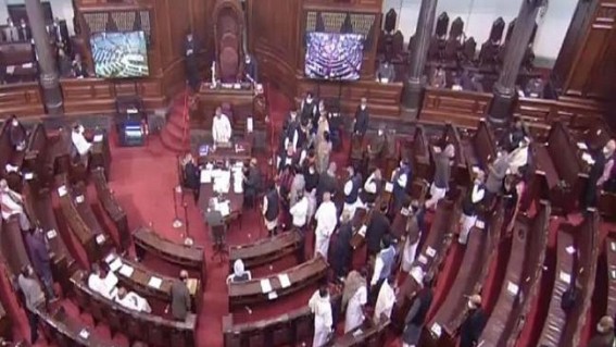Uproar continues on farm laws, LS adjourned soon after meeting