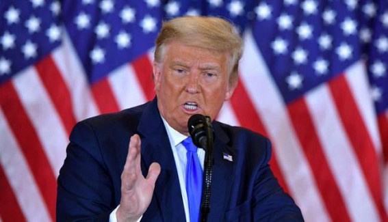 Trump denies stoking violence, attacks impeachment move