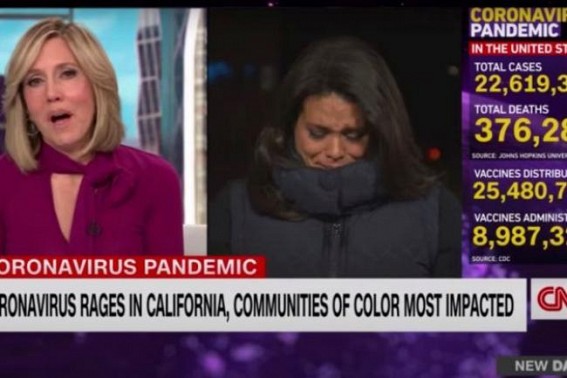 'Rage': CNN reporter covering Covid-19 breaks down on live TV