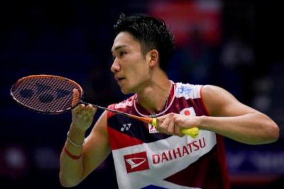 Momota resumes training after testing Covid positive