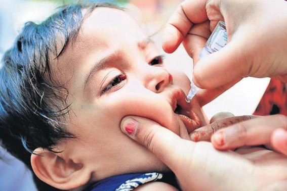 Over 3 crore kids to be given polio vaccine on Sunday