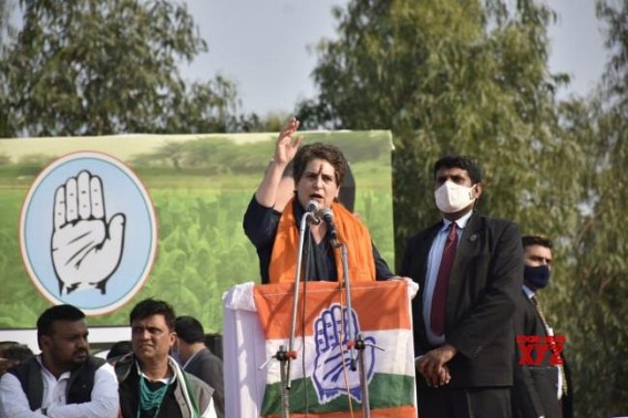 Cong will repeal farm laws when back in power: Priyanka Cong will repeal farm laws when back in power: Priyanka