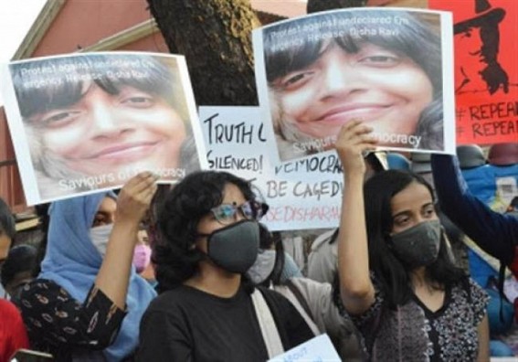 Activists demand immediate release of Disha Ravi
