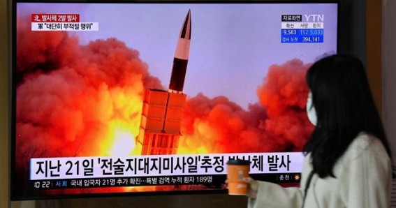 N.Korea fires missiles, US calls it 'normal testing'