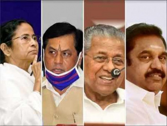 'Didi to retain Bengal, LDF Kerala; tough fight in Assam, DMK back in TN' : Opinion poll