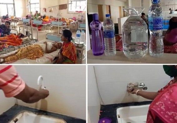 Tripura Govt Hospitals reel under various Problems : Severe Water Crisis in GB Hospital Trauma Centre : Patients, Staffs under massive SufferingsÂ 