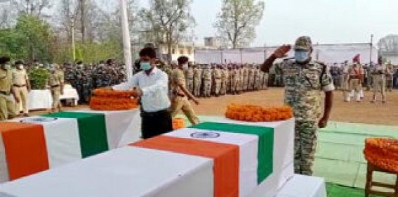 Hundreds bid farewell to 3 bravehearts of NE, martyred in Maoist attack