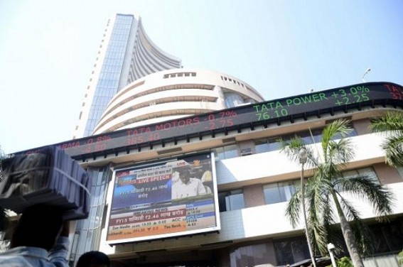 Sensex ends above 49,500, metal stocks surge 