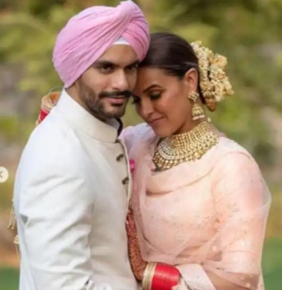 Neha Dhupia, Angad Bedi isolated in different towns on 3rd anniversary