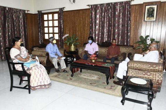 'Savage' Attack on Former Chief Minister Manik Sarkar : CPI-M's Four Member Delegation met Governor 