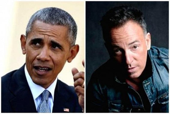 Obama, Springsteen to share 'American stories' in new book