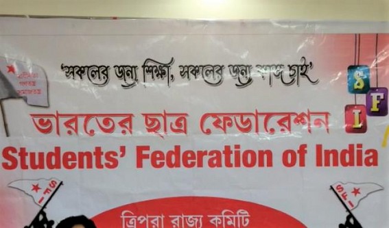 SFI, TSU to Protest against ‘Privatization’ of Tripura Education System
