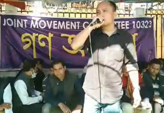 'We will not Wait for many days ! If Tripura Govt can't solve our problems soon, we will start Undemocratic Protest' : 10323 JMC Convener Announced on Day 26 of Protest 