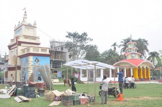Preparations for Maha-Shiv Ratri on peak 