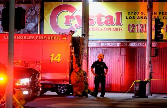 16 injured during blast of illegal fireworks in LA