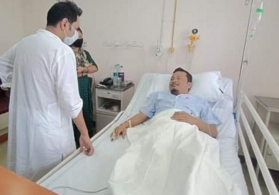 IPFT's Resigned MLA falls  Sick allegedly due to tremendous Political Pressure Since Resignation 