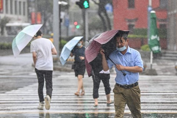 Typhoon In-Fa makes landfall in China