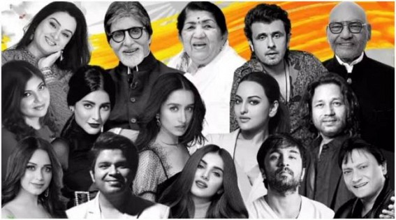 Lata Mangeshkar, Amitabh Bachchan, Sonu Nigam sing together for 'Hum Hindustani'