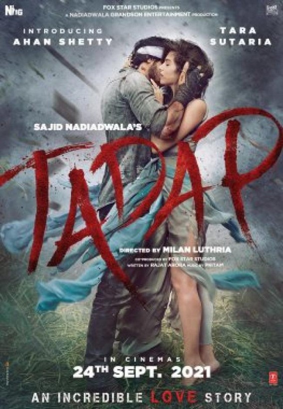 Ahan Shetty wraps debut film 'Tadap' shoot