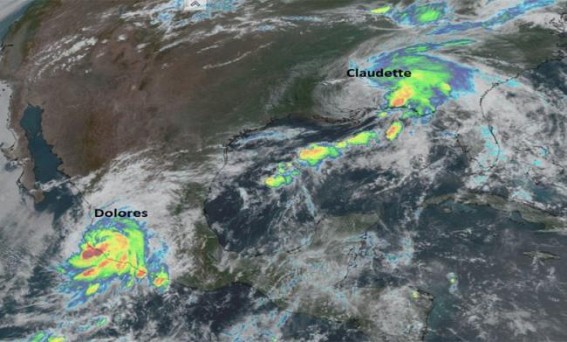 Tropical storm Dolores makes landfall in Mexico
