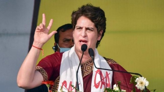 Priyanka attacks UP CM on fake picture used in advertisement