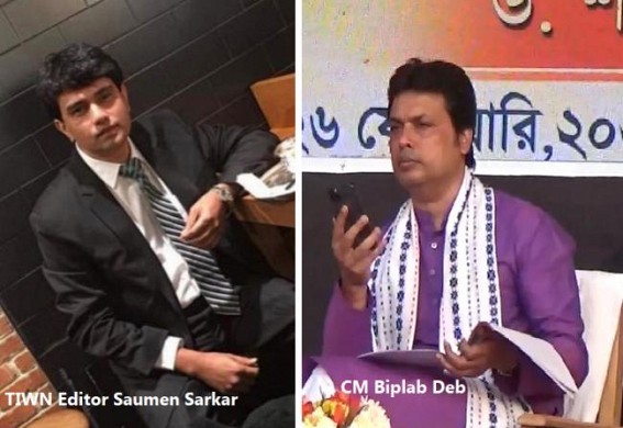 Judiciary Upheld 'Freedom of Speech' : Tripura High Court terms Biplab Deb Govt's charges behind actions against TIWN Editor 'Hypothetical', Quashed LoC against the Editor 