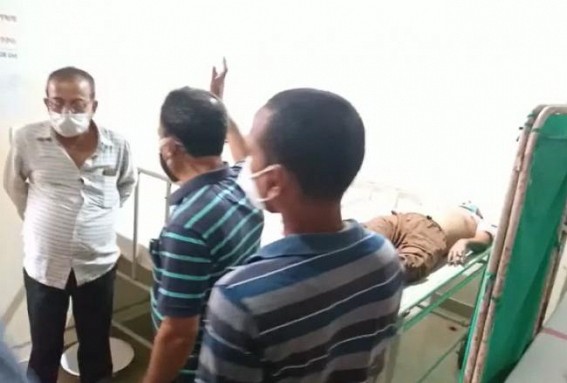 Doctor died on spot after being hit by a car in Laxminarayan Bari area, Agartala