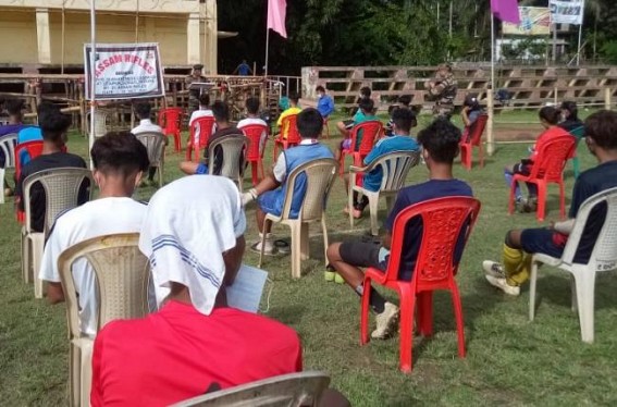 Udaipur : COVID-Awareness Programme in Killa by Assam Rifles