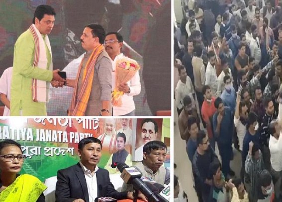 Massive Infighting inside Tripura BJP Party over Biplab Deb's Dictatorship, Arrogance : Majority MLAs are 'Silent', Protesting through 'Boycotting' : Janajati-Morcha received huge embarrassments as Party excluded leaders in Decision Making  