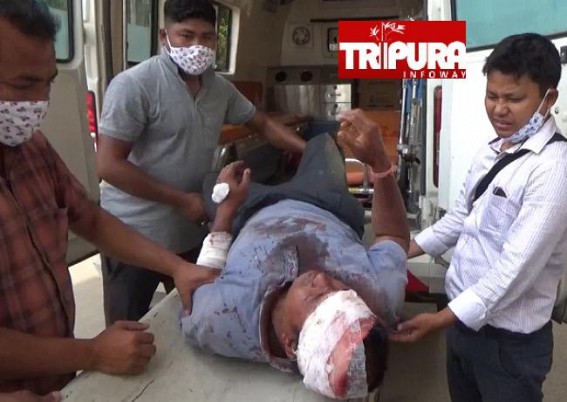 Massive Violence in Takarjala after Political Clash erupted among rival Parties : IPFT youth leader referred to GB hospital in serious condition, IPFT accused TIPRA-Motha for Violence 