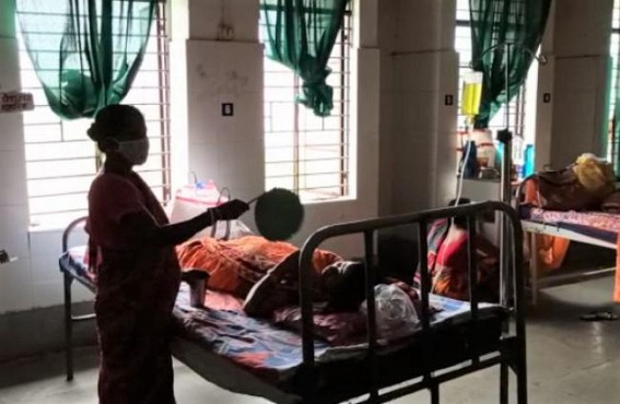 Power cut in Bishalgarh Sub-divisional hospital caused suffering for the Patients 