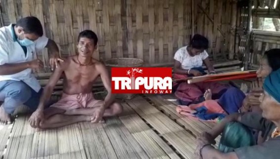 COVID-19, Second Wave : Tripura Starts House to House Vaccination Drive in Deep Rural Areas, Jhumia Families 