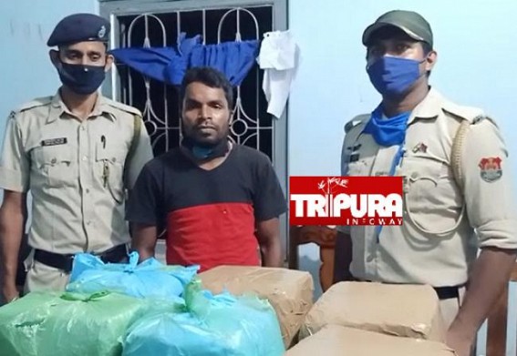 Police busted Cannabis Smuggling Racket : Smuggler got Arrested while Smuggling to Bangladesh