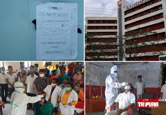 House to House Covid Testing Report and ILS Hospital Reports Varied : Resentment among Two Quarantined Families at Joendranagar who were Tested Covid Negative in ILS within 24 hrs