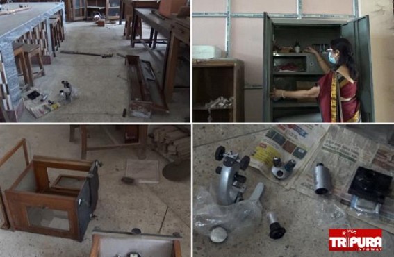 Deteriorating Law and Order under Biplab Deb Govt : After Netaji School, Bani Vidyapith School looted massively, Furniture, Instruments found Broken : Total 2 Schools Looted in 3 Days in Capital City Agartala amid Curfew 