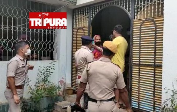 Police raided House, Shop of a man in Battala in connection with illegal works 