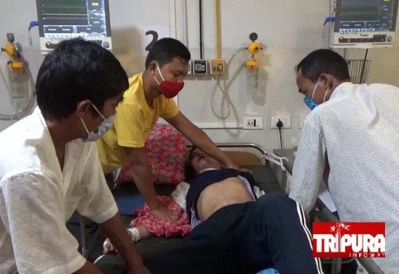 Jawan critically injured after falling from train at Badharghat Railway Station, hospitalized