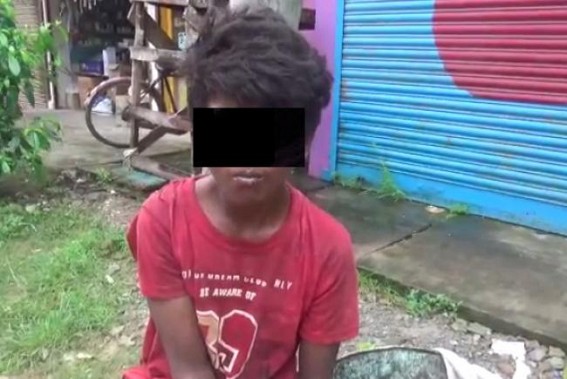 Nesha Mukt Tripura ? 16 Years Old boy was caught by Public while stealing items from houses to buy Drugs 