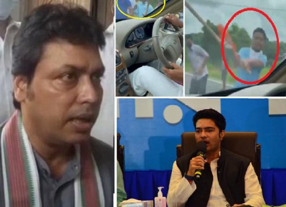 BJP goons attack on Abhishek Banerjee was pre-planned & staged by Biplab Deb ? Why Helicopter sudden Technical fault ? And how BJP organized hundreds of goons in 1 hr after the Helicopter fault story ?