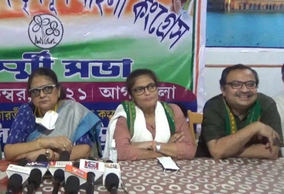 'BJP is an Anti-Women party : Beti Bachao Beti Padhao is just a signboard for BJP and RSS': TMC leader Sushmita Dev