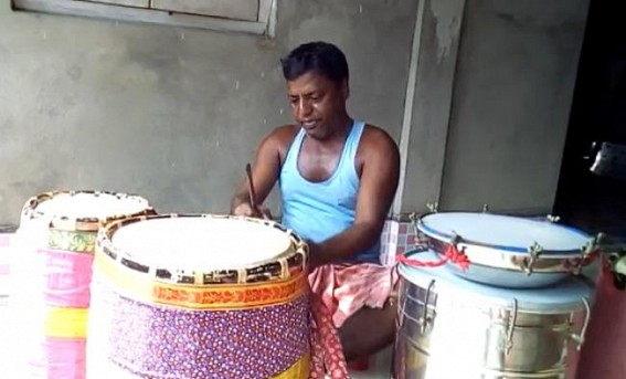 'Dhaak' instrument players alleged 'Livelihood Crisis' 