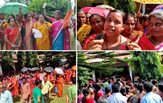 HIRA ! BJP Party held massive Protest in BJP ruled Tripura over Massive Power Cut Problems