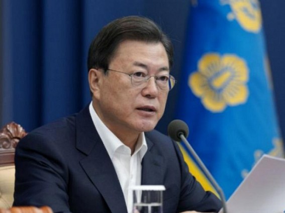 S. Korean president urges rapid administration of booster shots against Covid-19