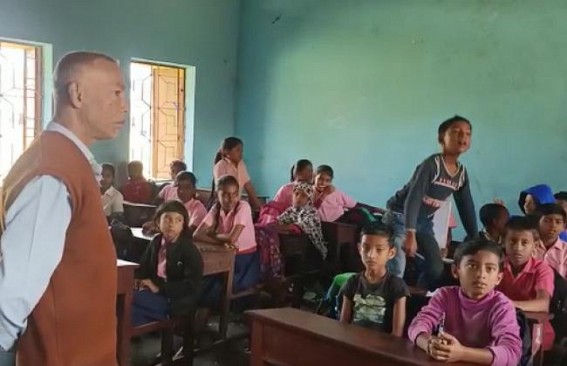 Tripura Education Revolution : Only 1 Teacher in a School in Kamalasagar