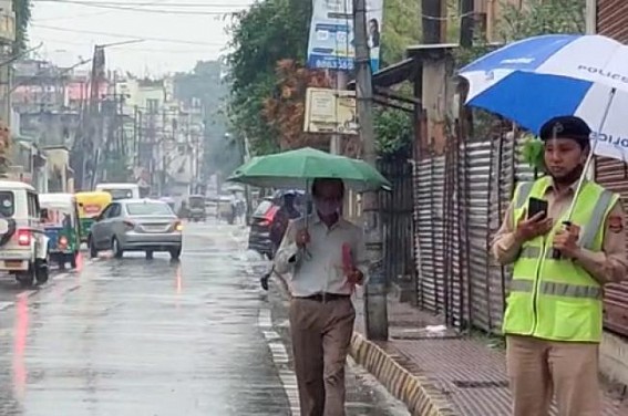 Weakening Cyclone Jawad causes moderate Rains in Tripura