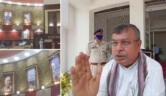 'Why Only Dasarath Deb and Indira Gandhi's Photos ?' BJP Minister Ratanlal Nath demands Biplab Deb, PM Modi's photos in ADC Council Hall 