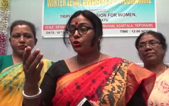 'Serious Crimes against Women' decreased by 2% in Tripura : Women Commission 