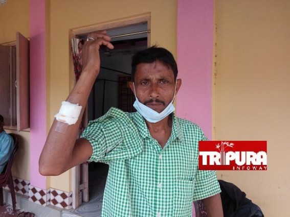 BJP's Night-Violence in Hapania : Many injured 