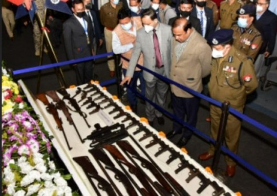 246 militants surrender in Assam; deposit large cache of arms, ammunition